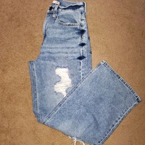 SO jeans, size 7/28, Super High Rise Wide Leg